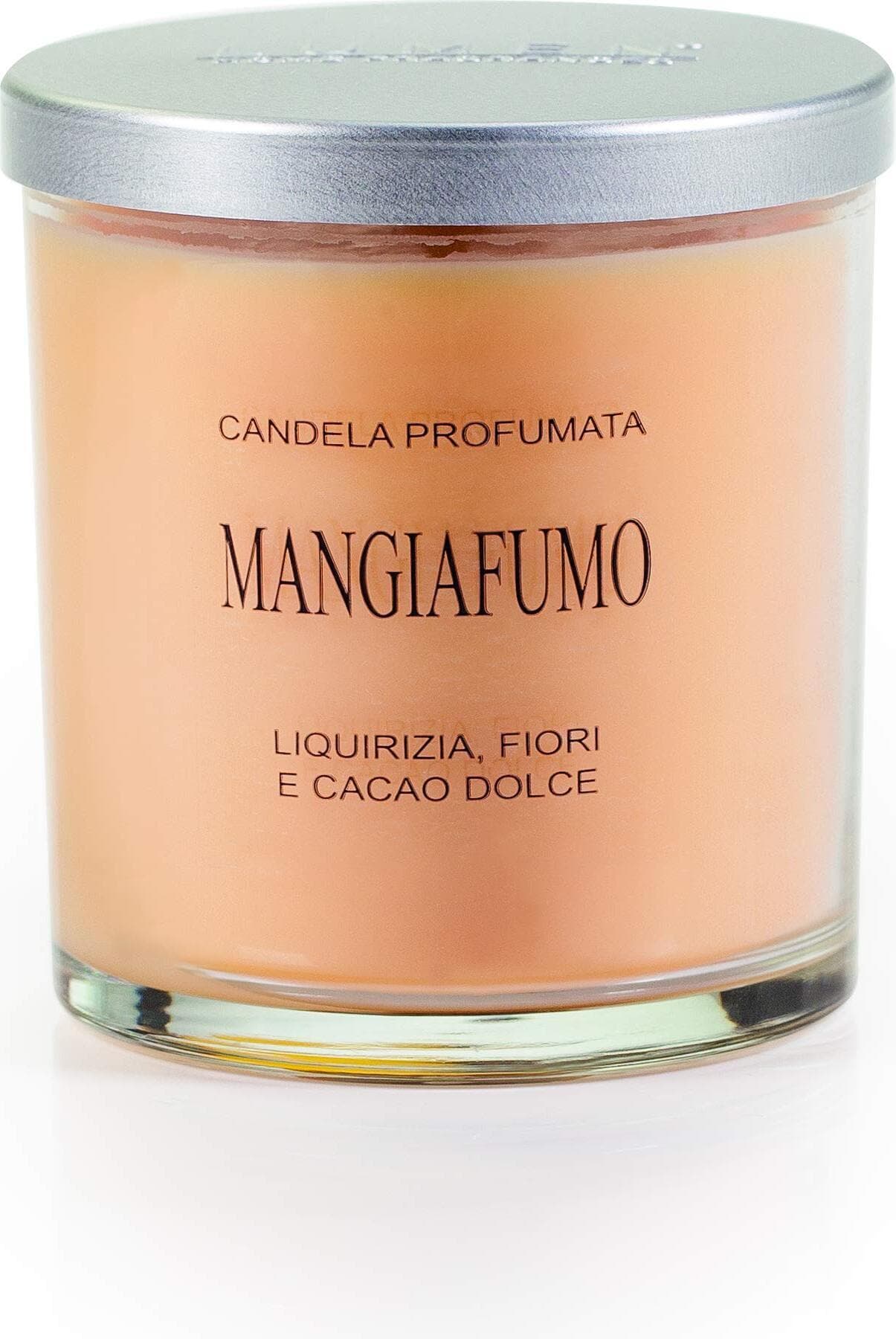 Candela Vegetale Mangiafumo con Coperchio Alluminio - 150 ml X 6 Pezzi