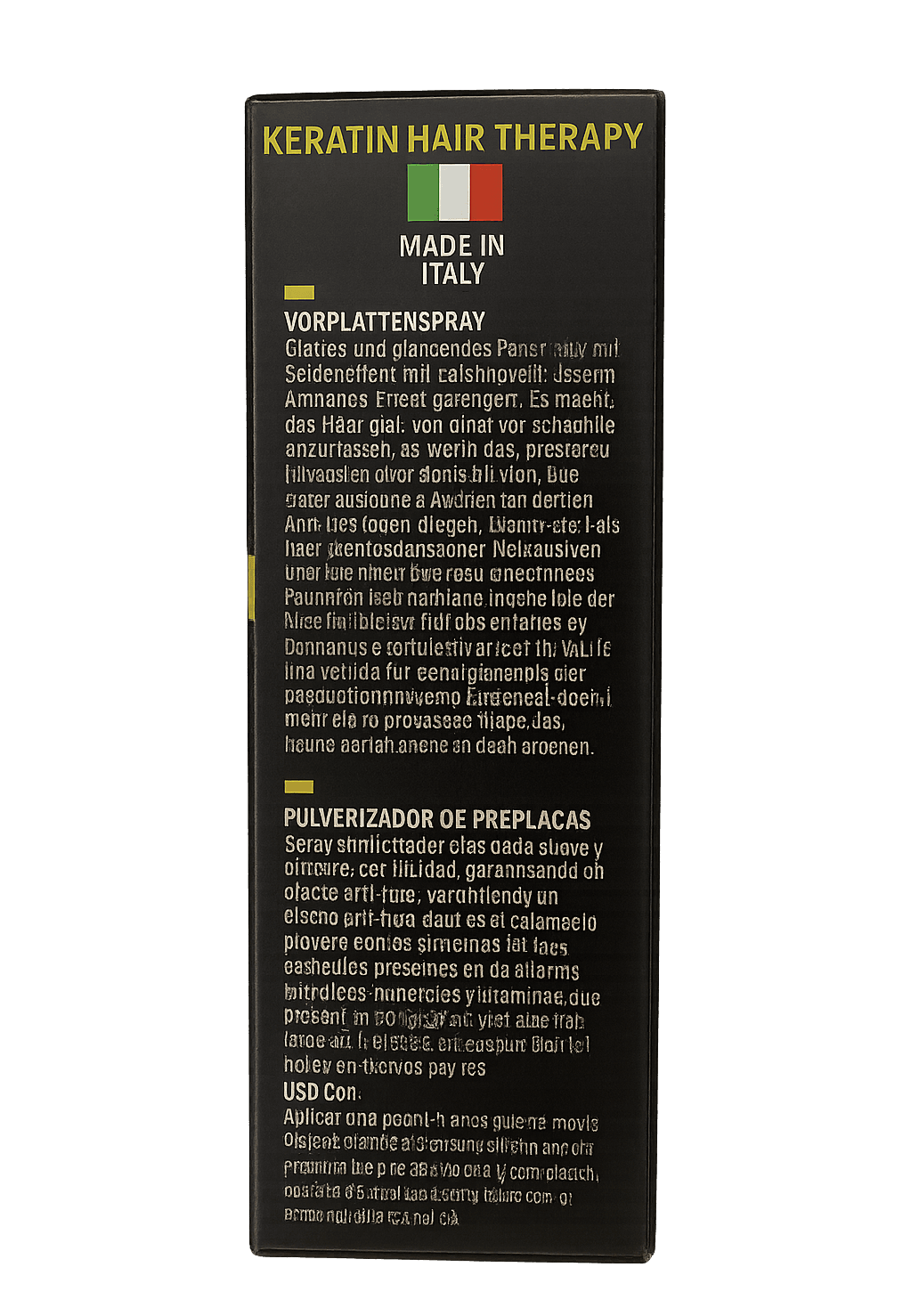 3 X Spray Protettivo Pre Piastra Trico Retinol Complex Effetto Seta con Pantenolo e Cheratina Idrolizzata - 100 ml - Ideale per Capelli Lisci e Lucenti