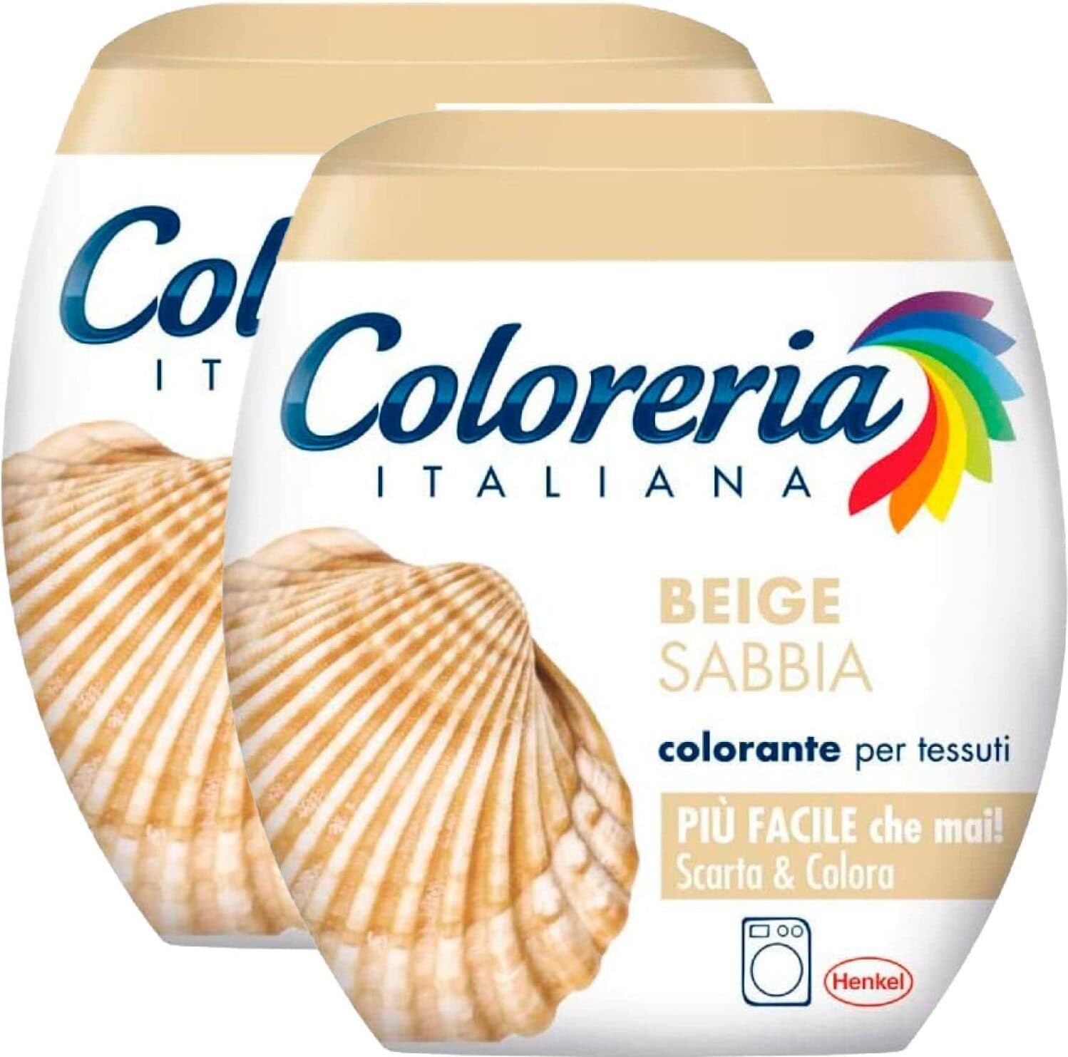 Colorante per Tessuti Beige Sabbia in Polvere 350 gr - Coloreria Italiana Scarta & Colora - Tintura di Alta Qualità
