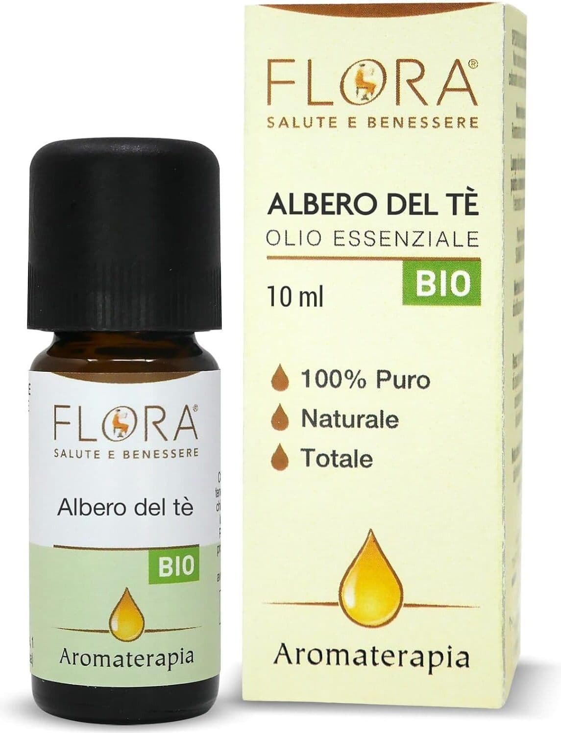 Flora Olio Essenziale Albero del Tè Bio - 10 ml, 1 unità, 1