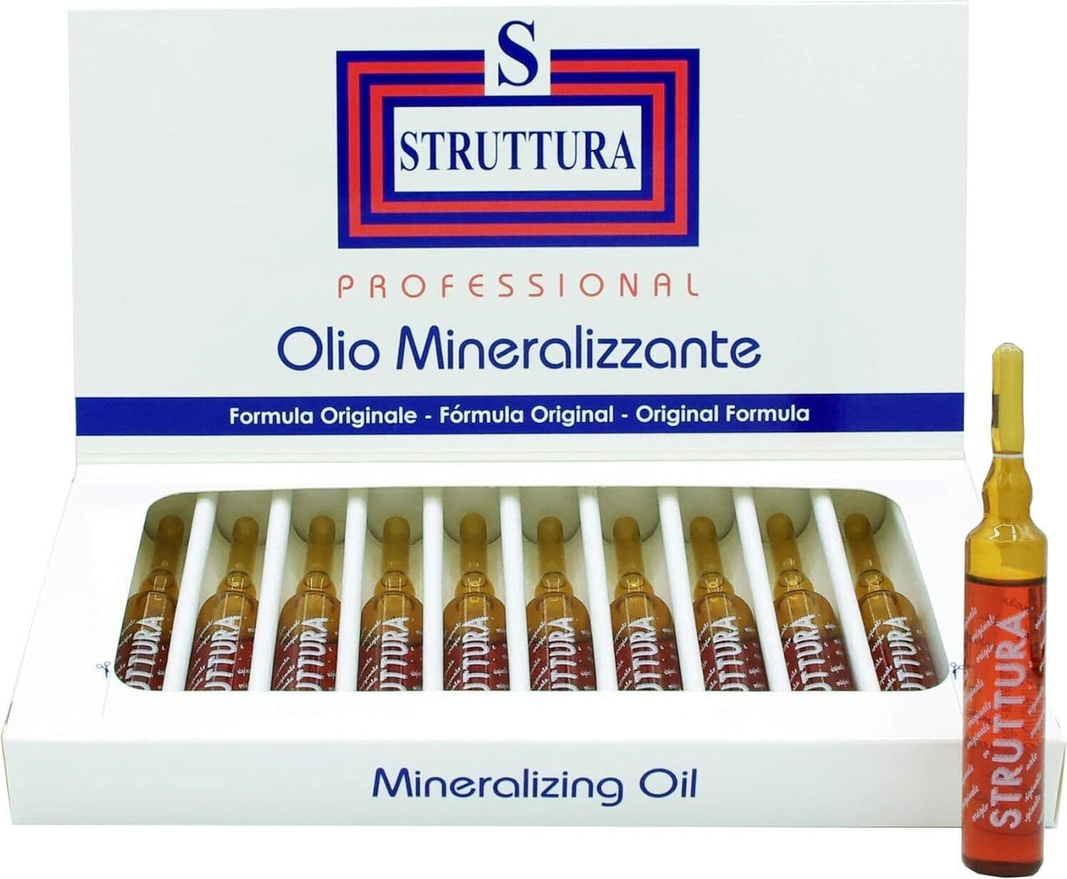 Olio per Capelli - Struttura Fiale Fortificanti 10 x 12ML - Trattamento Intensivo Capillare