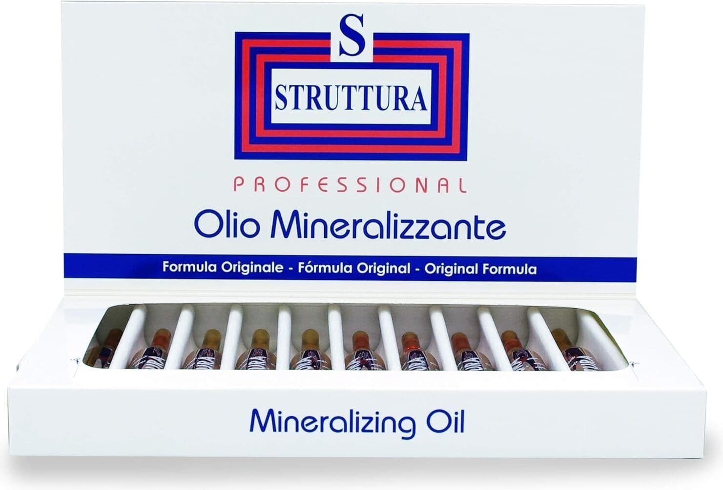 Olio per Capelli - Struttura Fiale Fortificanti 10 x 12ML - Trattamento Intensivo Capillare