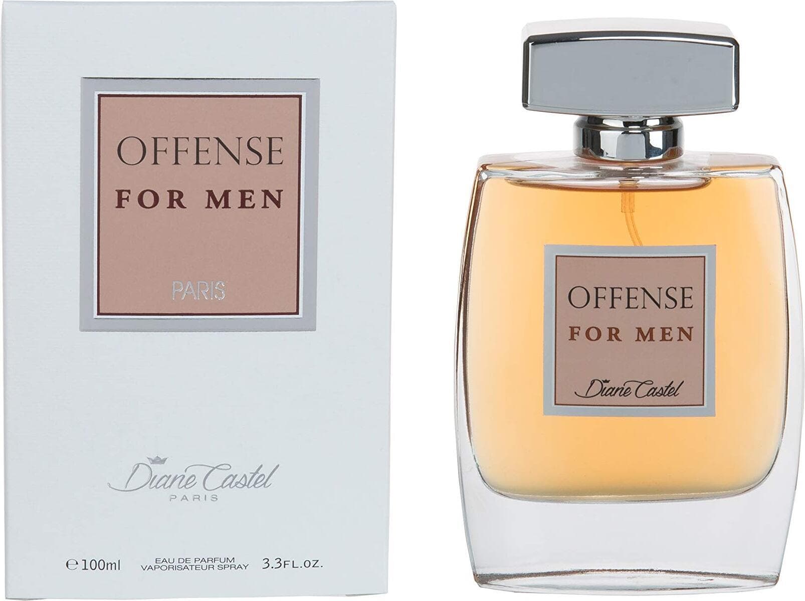Diane Castel Offense for Men Eau de Parfum | Fragranza Maschile Intensa | Profumo Duraturo | 100 ml Spray