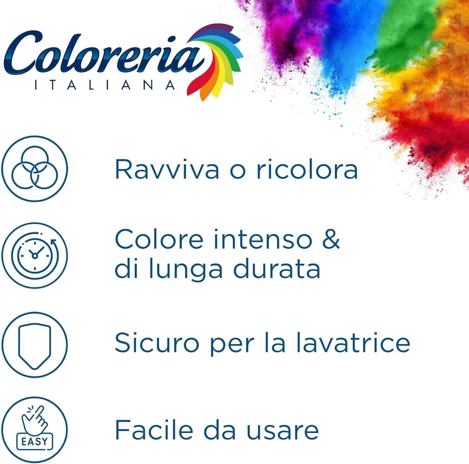 Colorante in Polvere Nero Intenso per Tessuti, COLORERIA ITALIANA SCARTA & COLORA, 350g - Tintura di Alta Qualità Made in Italy