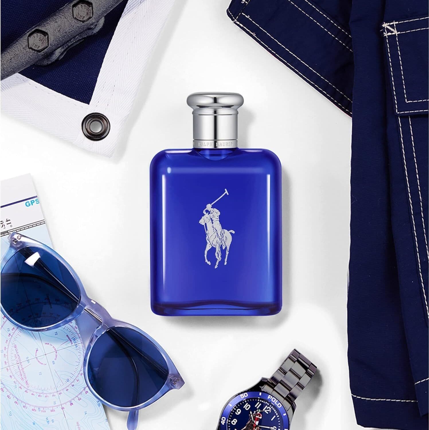 Ralph Lauren Polo Blue Eau de Toilette Spray - Profumo Uomo 75 ml Vaporizzatore