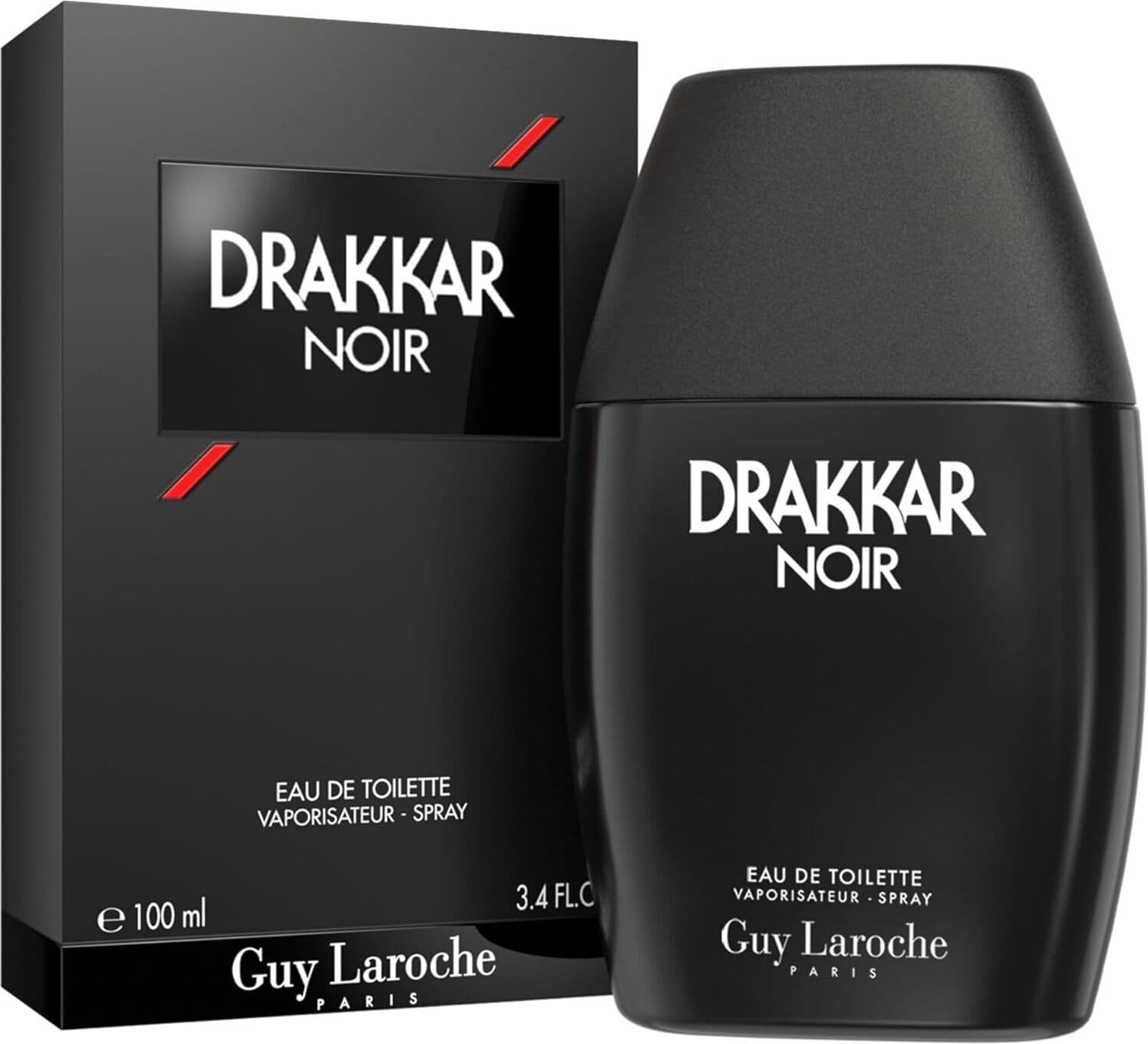 Eau de Toilette Guy Laroche Drakkar Noir - Profumo da Uomo 100 ml - Fragranza Duratura e Maschile