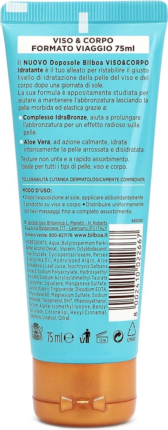 Doposole Idratante Bilboa 75 ml - Tubo Nutriente Pelle после Веснушка