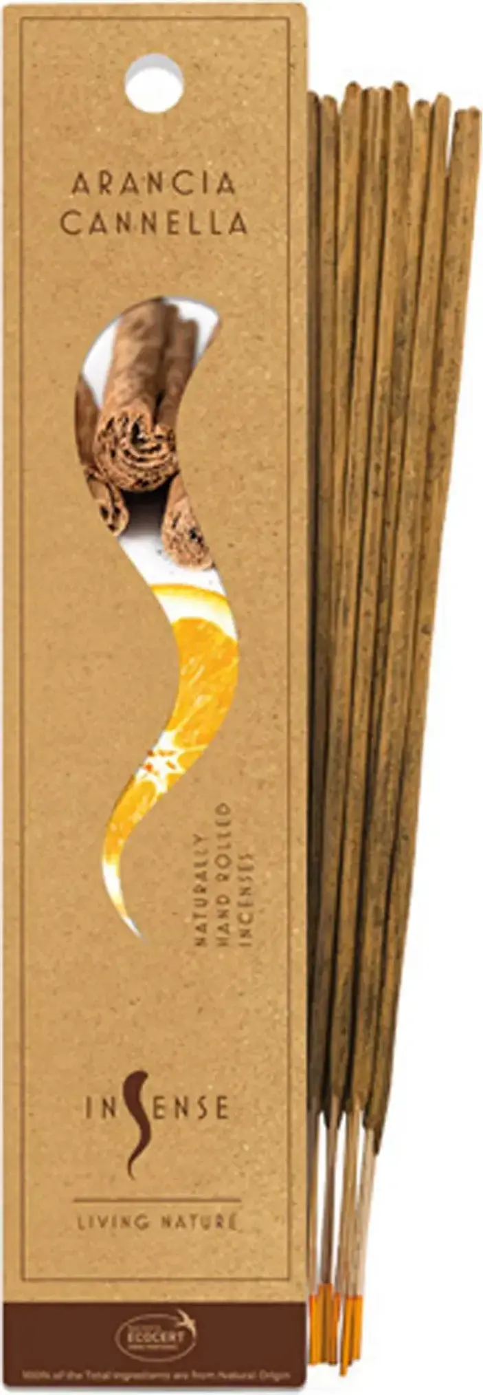 Incenso Insense Arancia e Cannella 30g - Bastoncini Profumati Naturali
