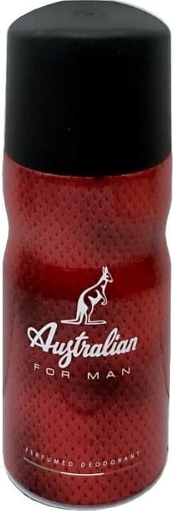 Australian For Man Perfumer Deodorant Rosso 150 ml X 11 Pezzi