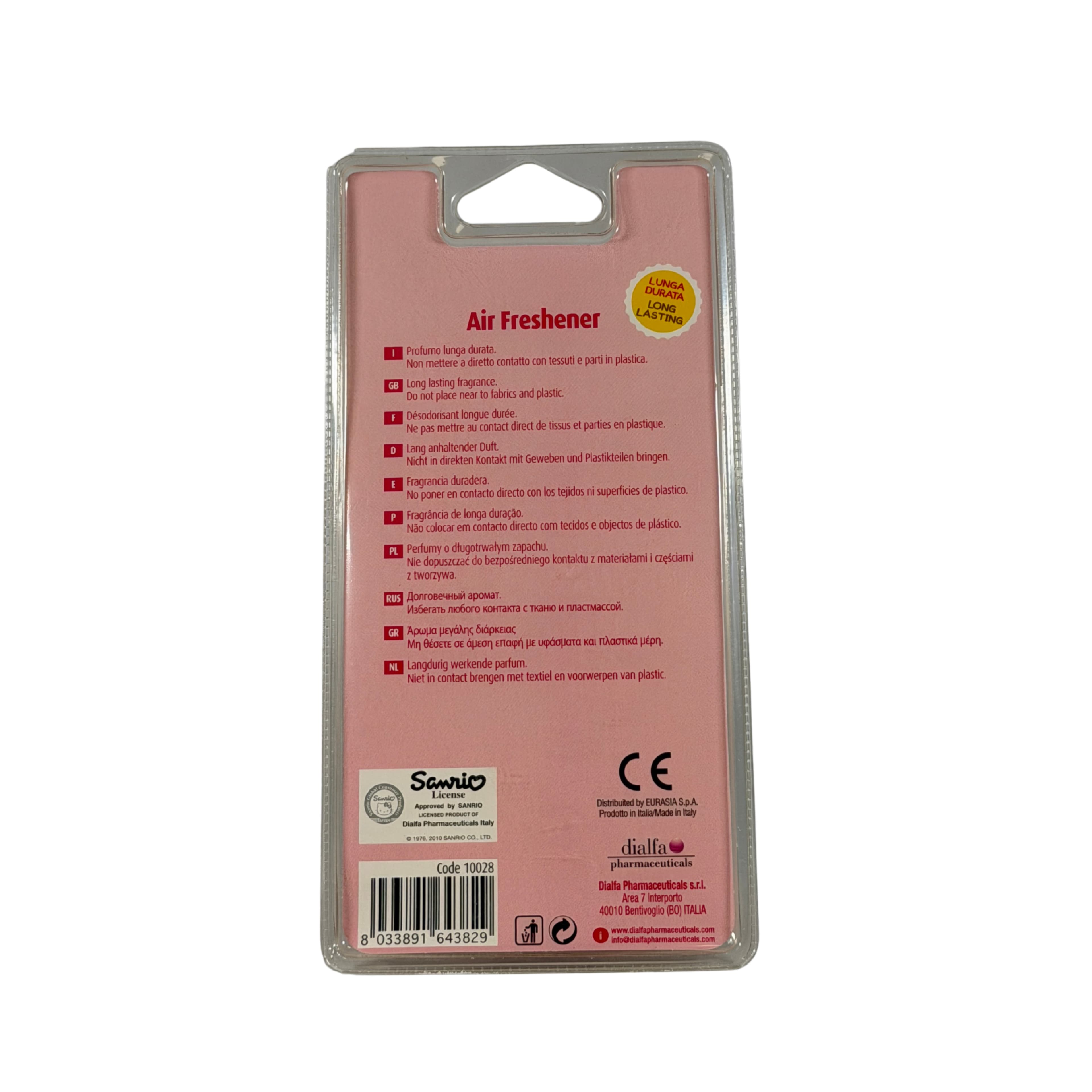 Hello Kitty Peluche Profumato per Auto Fragola Daiquiri Deodorante