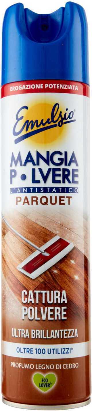 Emulsio Mangiapolvere Antistatico 4in1 Legno di Cedro per Parquet - 300ml Pulitore Protettivo