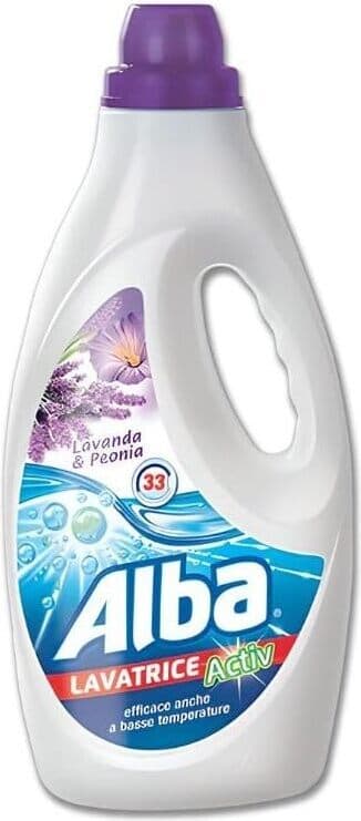 Detersivo Lavatrice ALBA Liquido alla Lavanda 1850ml - Alta Efficienza Pulente