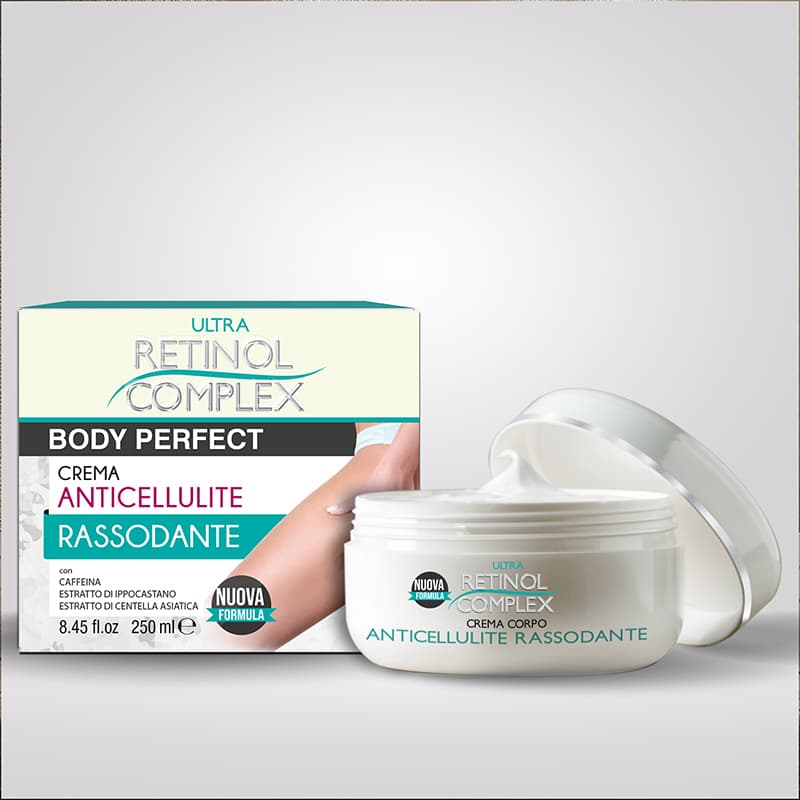 Crema Corpo Anticellulite Ultra Retinol Complex - Effetto Intensivo, 250 ml, Pacco da 3 Pezzi