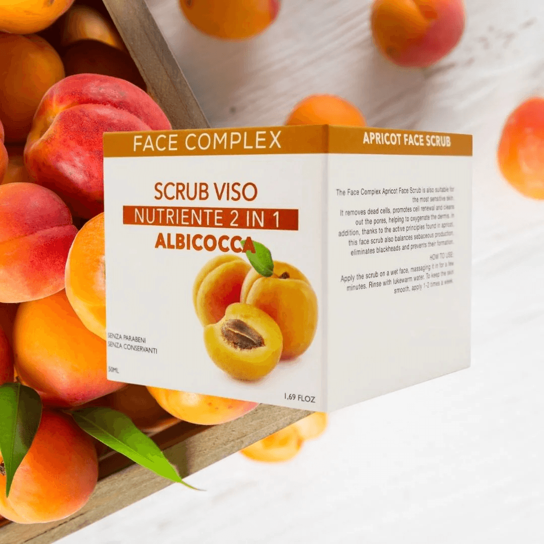 Scrub Viso Nutriente 2in1 Albicocca - Face Complex - Esfoliante e Idratante