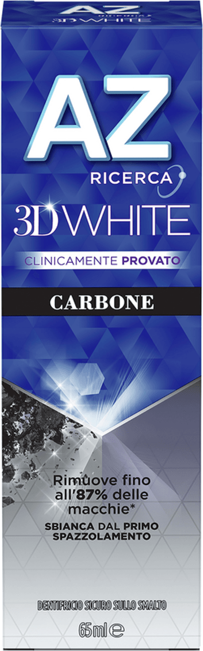 AZ Dentifricio 3D White Carbone 65 Ml X 12 Pezzi