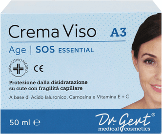 Dr. Gert Crema Viso Anti-Età Age Sos A3 50ml - Confezione da 3 Pezzi - Trattamento Intensivo Antirughe