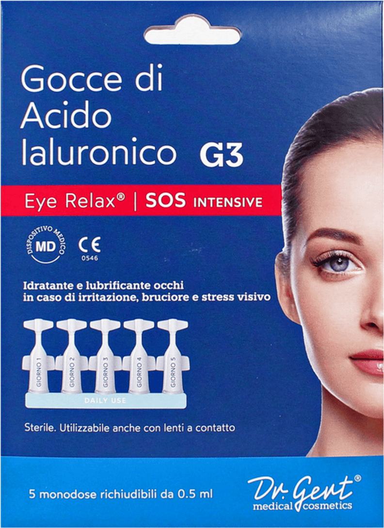 Dr. Gert Gocce di Aciso Ialuronico G3 5 monodose X 6 Pezzi
