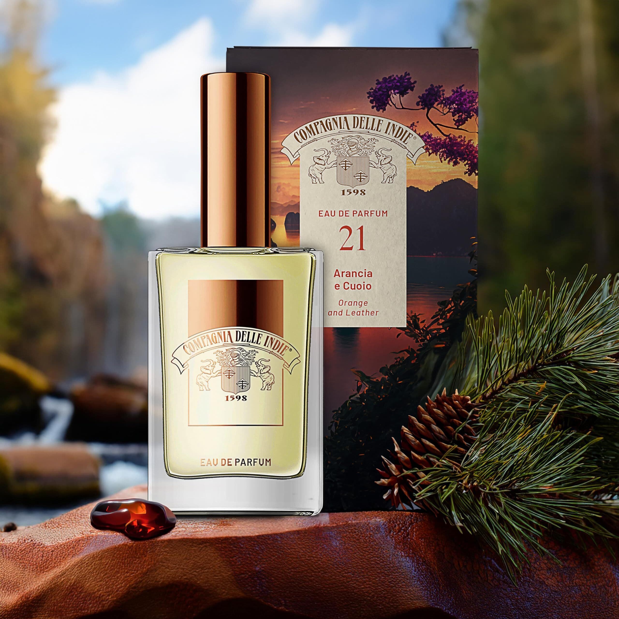 Compagnia delle Indie - Profumo - Numero 21 - Profumo Donna - Profumo Uomo -Eau de Parfum - Profumo Arancia e Cuoio - Profumi Donna - Persistenza ed Intensità Uniche - Formato 75 ml X 4 Pezzi