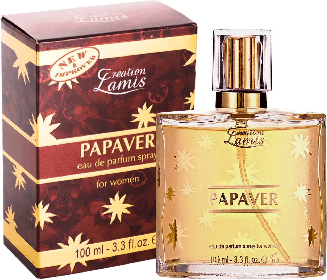 Creation Lamis Papaver Profumo Eau de Parfum per Donne - Fragranza Floreale e Duratura, 100 ml