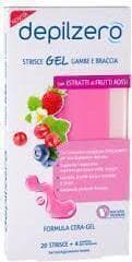 Strisce Depilatorie Corpo Depilzero con 24 Salviette - Kit Depilazione Completo
