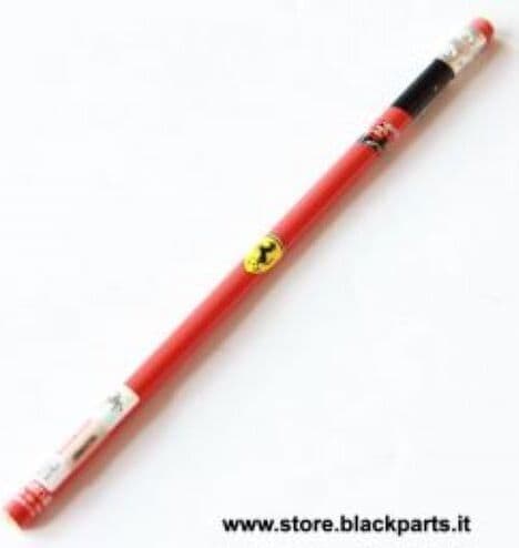 Kit da Disegno Ferrari per Studenti: Matita, Righello, Gomma e Temperino - Set Completo per Appassionati di Automobili