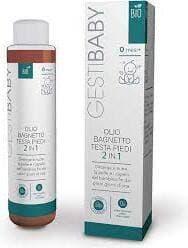 Olio Detergente Delicato Gesti Baby - Bagnetto Testa-Piedi per Corpo e Capelli del Neonato - Ipoallergenico e Nutriente