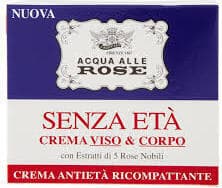 Crema Viso e Corpo Idratante Acqua alle Rose Senza Età - 180 ml - Formula Anti-Invecchiamento