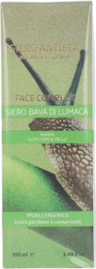 Siero Viso Antirughe Face Complex con Bava di Lumaca Pura, Idratante e Rigenerante, 100ml