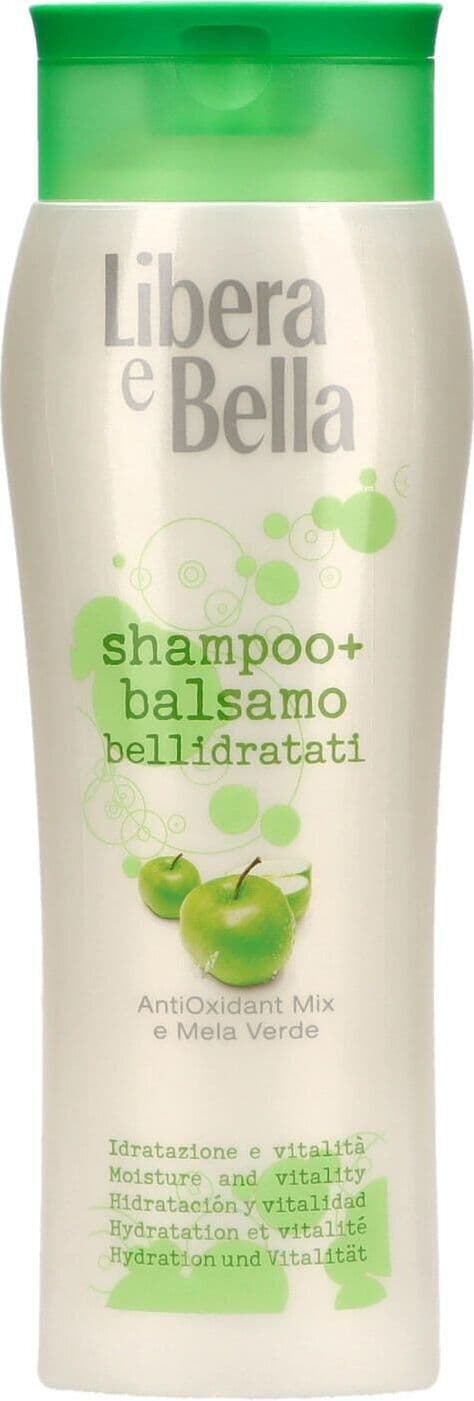 Shampoo e Balsamo Rinforzante Oyster Libera e Bella con Mix Antiossidante e Estratto di Mela Verde, 300 ml - Capelli Idratati e Protetti