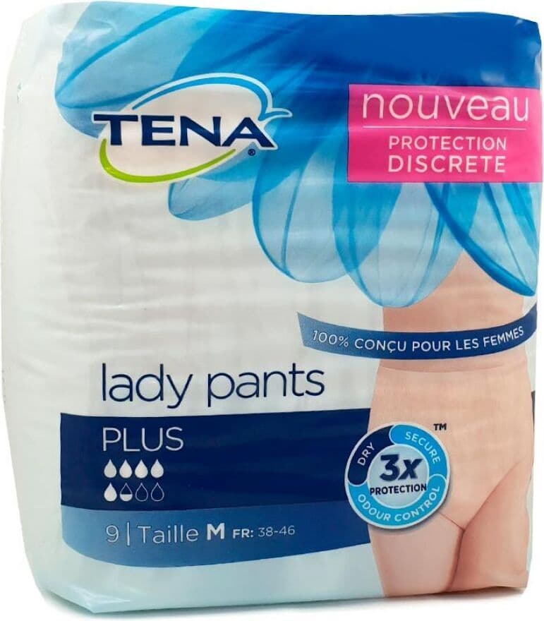Assorbenti Tena Lady Pants Soft Comfort L Plus per Incontinenza, Confezione da 14 Pezzi