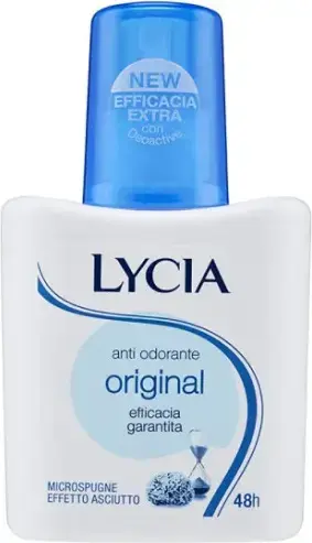 Deo. Lycia 75ml ato no gas original 48H extra protezione AmV X 4 Pezzi