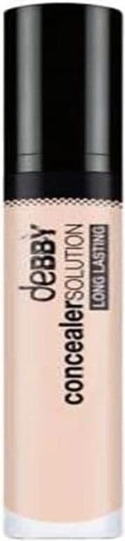 Correttore Fluido Debby Solution 02 Light Rose, Coprenza Elevata, 1 Pezzo