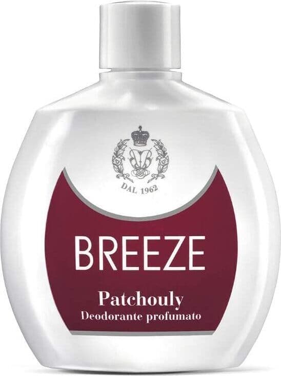 Deodorante Breeze Squeeze PATCHOULY, 100ml, Senza Gas - Fragranza Duratura