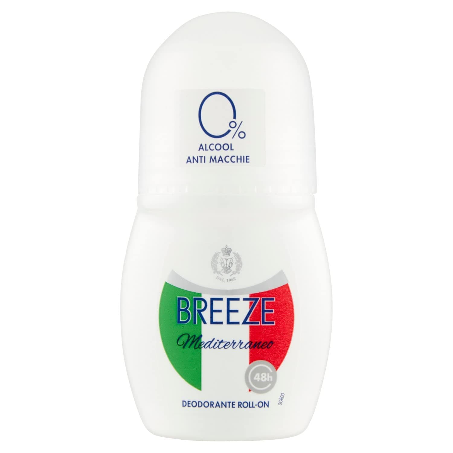 Breeze Deodorante Roll-On Mediterraneo, 50ml X 6 Pezzi