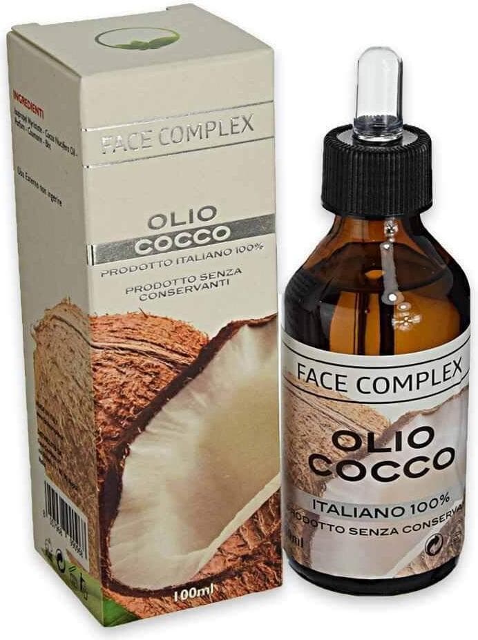 FACE COMPLEX Olio Cocco per Corpo e Viso, 100 ml X 12 Pezzi