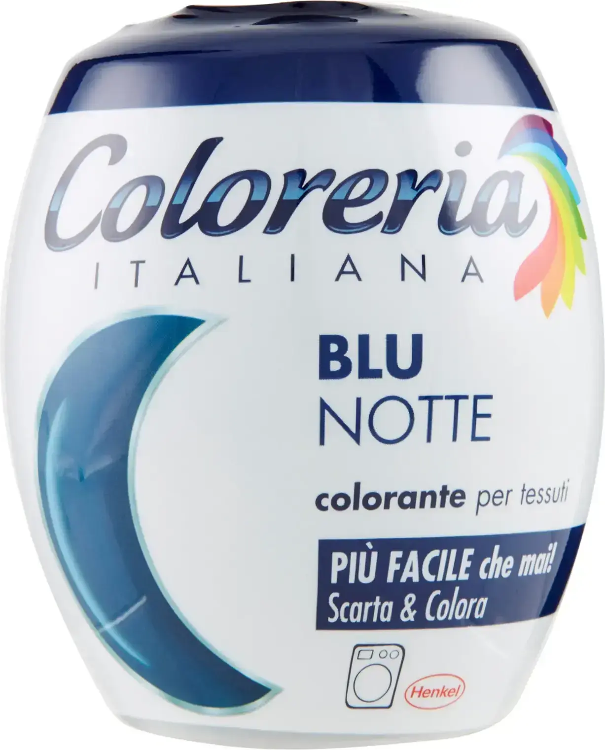 COLORERIA ITALIANA SCARTA & COLORA COLORANTE PER TESSUTI IN POLVERE BLU NOTTE 350 GR. X 6 Pezzi