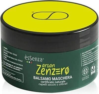 ESSENZA BALSAMO MASCHERA CAPELLI ARGAN & ZENZERO CAPELLI SECCHI E SFIBRATI VASO 200 ML X 6 Pezzi