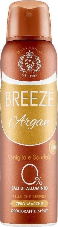 Deodorante Spray Breeze Argan 150ml - Freschezza Duratura e Profumo Delicato