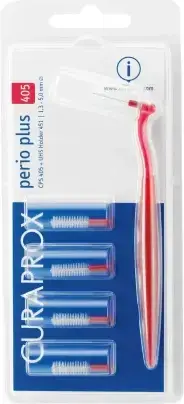 Kit Completo Spazzolini Interdentali Curaprox + Ricambi 5 Pezzi da 1.0-2.2mm per Igiene Dentale Avanzata