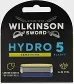 Lame Wilkinson Hydro 5 Protection Regular Gel Pool 5 lame x4 AmV X 4 Pezzi